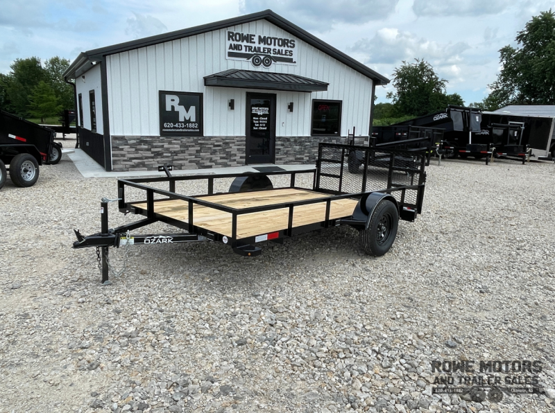 2023 Ozark 76X12 TANDEM AXLE W/ DOVE UTILITY TRAILER Rowe Motors and