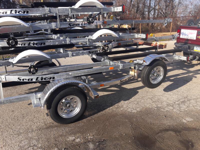 2022 Sealion Trailers Galvanized Skiff Boat Trailer /Bunks Boat Trailer