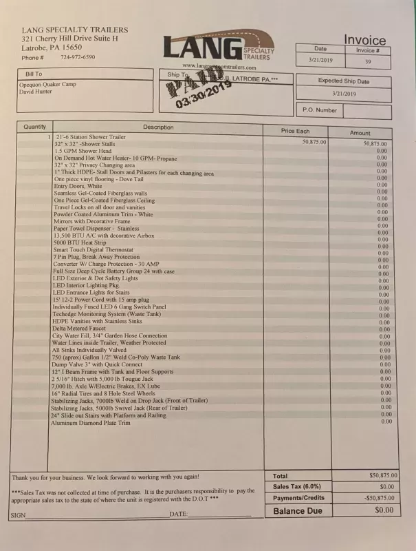 used Overland Trailers Other Custom Built for sale, in Sandy Spring, MD Thumbnail 16