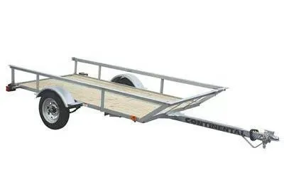 2025 Continental Trailers 5x8 Galvanized Open Utility Trailer