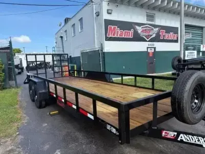 2025 Anderson Manufacturing 7X22 OPEN UTILITY/ LANDSCAPE/ ATV Trailer