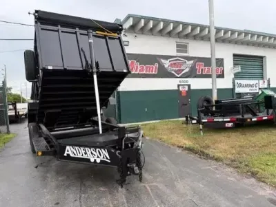 2025 Anderson Manufacturing 7x14 dump trailer 42" sides Dump Trailer