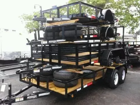 2024 Anderson Manufacturing 5x8 Utility LS58 Utility Trailer