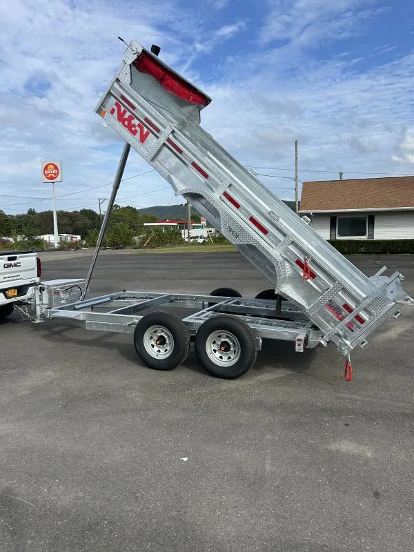 2026 N&N Trailers 7x14 N&N Galvanized Dump Trailer  Dump Trailer