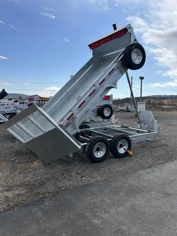 2026 N&N Trailers 7x14 Galvanized Dump Trailer Dump Trailer