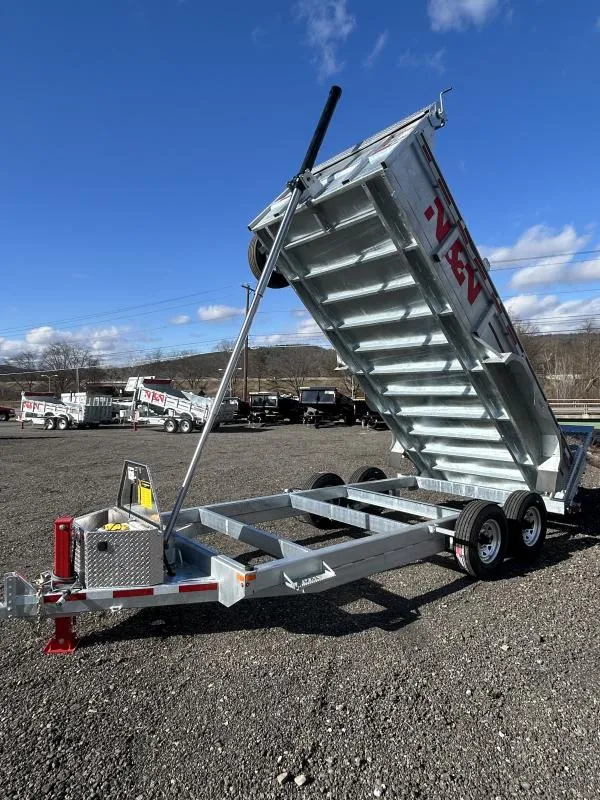 2026 N&N Trailers 7x16 N&N Galvanized Dump Trailer Dump Trailer
