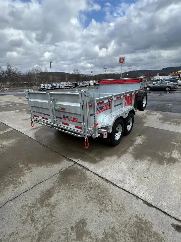 2026 N&N Trailers 7x12 Galvanized Dump Trailer HD Series Dump Trailer