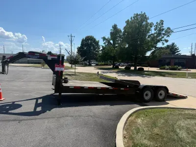 2023 Texas Pride Trailers 7'x25' (17+8), 16K Gooseneck, Gravity Tilt General Trailers