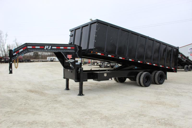 2021 PJ Trailers DD 20' gooseneck Dump Trailer Near Me Trailer