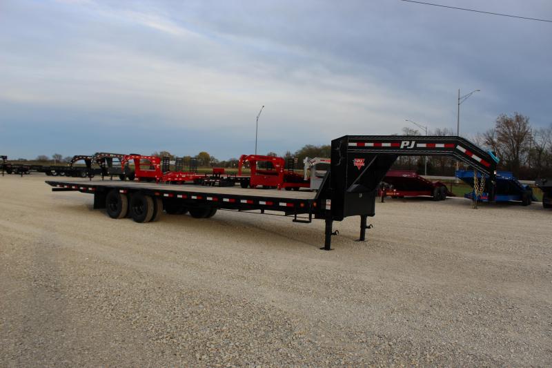 2021 PJ Trailers LY gooseneck hydraulic dovetail Flatbed Trailer Near Me