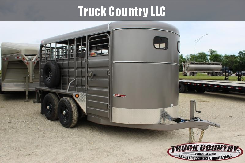 2021 GR Trailers 6.8' x 14' Bumper Pull Tamden Axle Stock Trailer ( BFST6814W10LR) Livestock Trailer 2021 GR Trailers 6.8' x 14' Bumper Pull Tamden Axle Stock Trailer ( BFST6814W10LR) Livestock Trailer