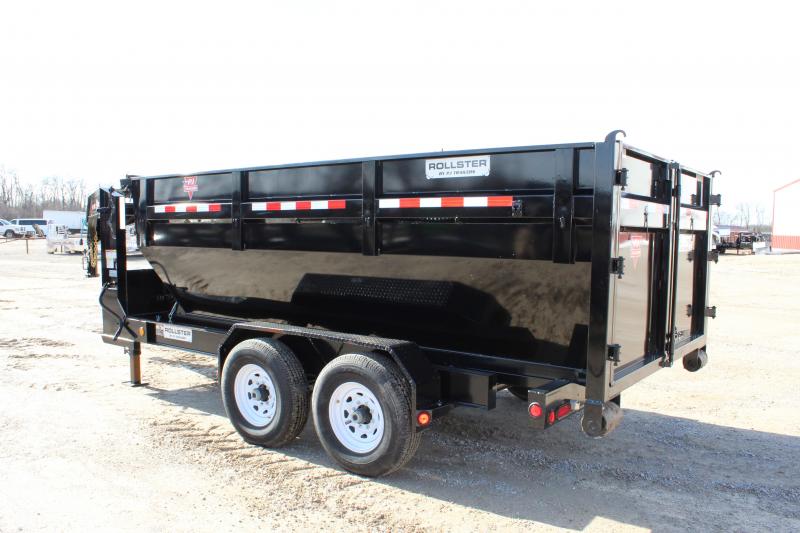 2020 PJ Trailers DR 14' gooseneck Rollster Roll Off Dump Trailer 6x14