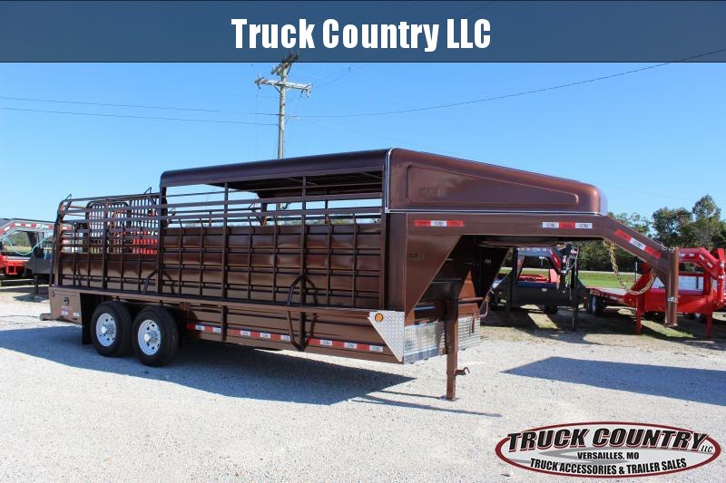 2020 GR Trailers 6.8x20 Half-Top gooseneck Livestock Trailer 2020 GR Trailers 6.8x20 Half-Top gooseneck Livestock Trailer