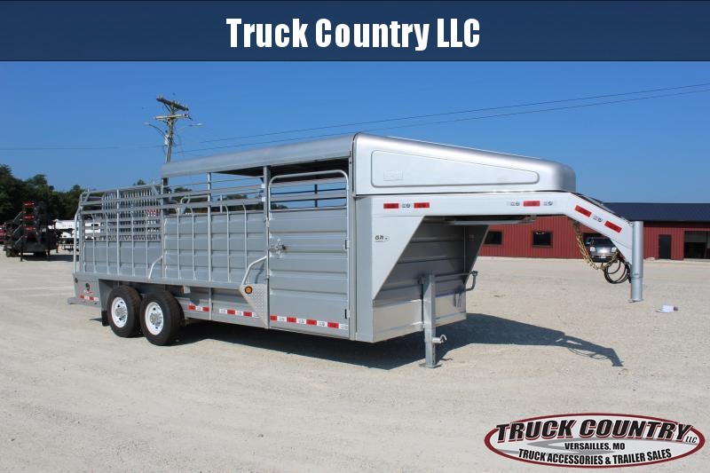 2021 GR Trailers 6.8x20 Half-Top gooseneck Livestock Trailer 2021 GR Trailers 6.8x20 Half-Top gooseneck Livestock Trailer
