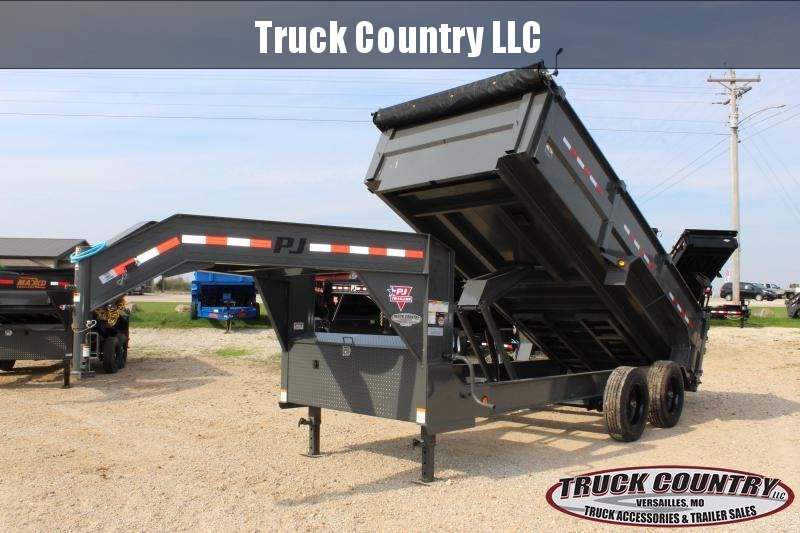 2020 PJ Trailers DE 16' gooseneck Dump Trailer 2020 PJ Trailers DE 16' gooseneck Dump Trailer