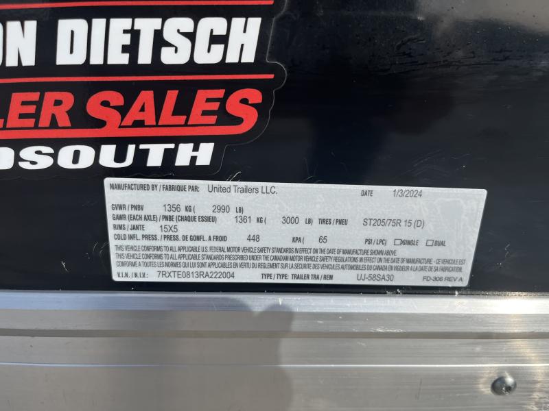 new Cargo (Enclosed) Trailers United Trailers  for sale, in Michigan City, MS Thumbnail 9