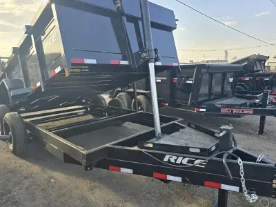 2026 Rice 82x14 HD Dump Trailer (All 7 Gauge)