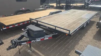 2010 PJ Trailers 8.5x18' Deckover 10K w/Ramps