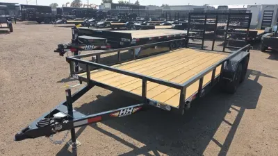 2027 H&H Rail Side Utility Tandem Axle H8214TRS-070