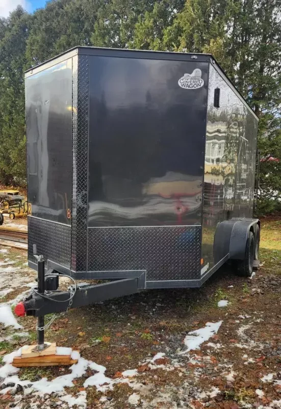 used Cargo (Enclosed) Trailers Covered Wagon Trailers  for sale, in Morrisville, VT Thumbnail 2
