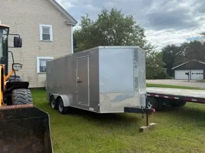 2020 Diamond Cargo 7X16TA-3500 Tandem Axle Enclosed Cargo Trailer