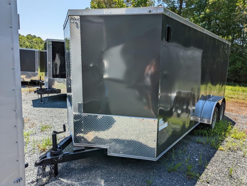 2022 Fast Cargo 7X16 CHARCOAL 7595 Cargo / Enclosed Trailer 2022 Fast Cargo 7X16 CHARCOAL 7595 Cargo / Enclosed Trailer