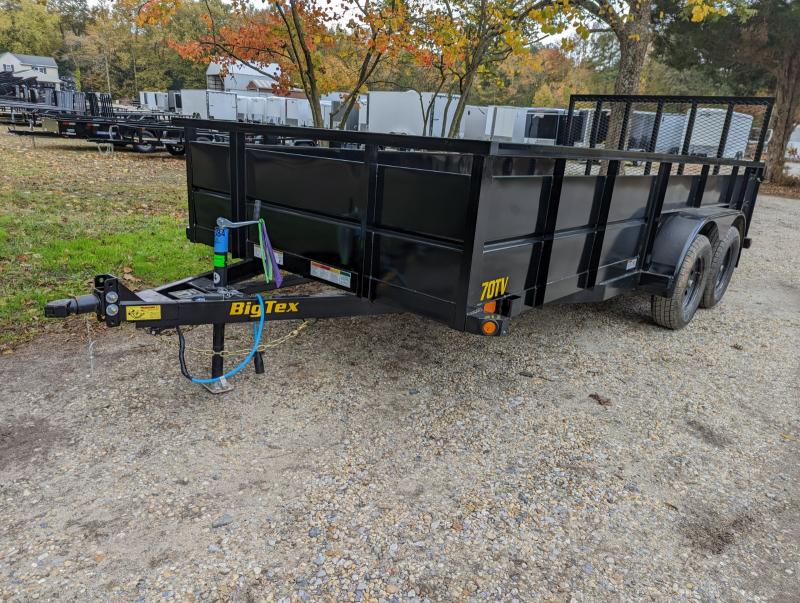 2023 Big Tex Trailers 16' 7k solid sides Utility Trailer 2023 Big Tex Trailers 16' 7k solid sides Utility Trailer