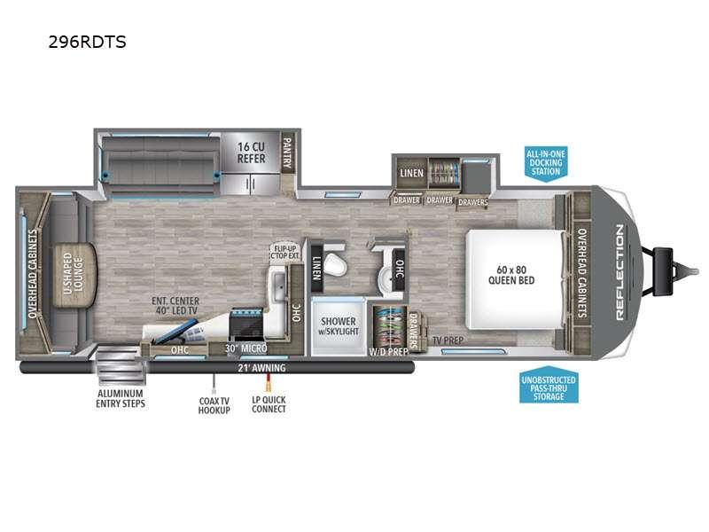 2023 Grand Design Reflection 296RDTS
