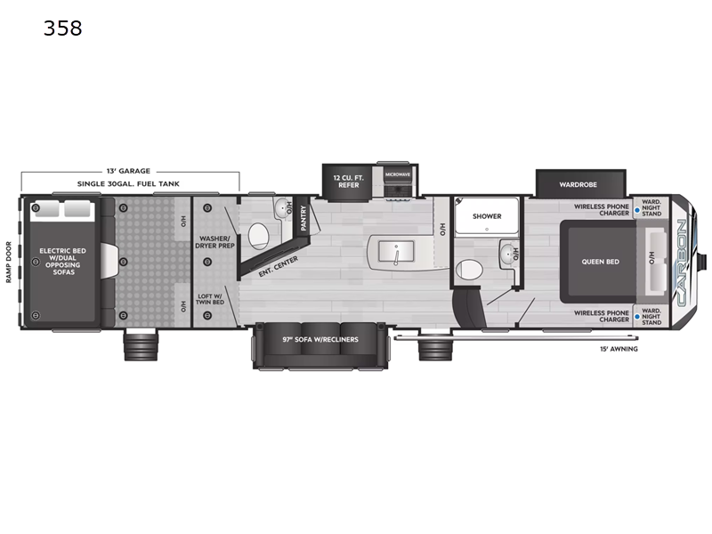 new Toy Haulers Keystone RV Carbon for sale, in Elko, NV Thumbnail 2