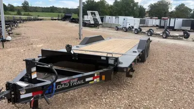 2027 Load Trail 102X20 TILT, 16+4, 14K GVW, ADJ COUPLER, 10 PLY TIRES, 10K JACK, 6 D RINGS, TOOL TRA