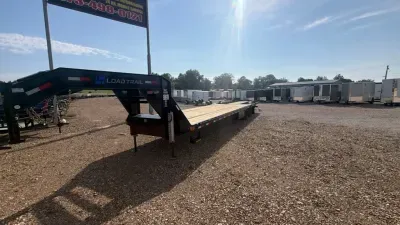 2027 Load Trail 102X36 GOOSENECK LOW PRO HYD DOVE, 2-12K AXLES W/ELEC BRAKES, 12' TAIL W/CLEATS ON T