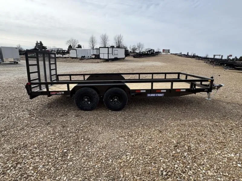 2026 Sure-trac Trailers 82X18 TUBE TOP UTILITY 10K GVW