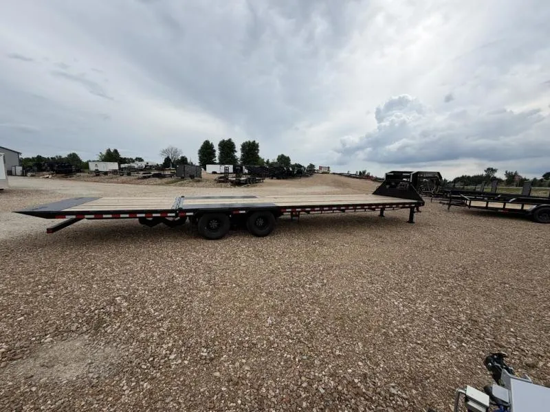 2026 Iron Bull 102X36 LOW PRO GOOSENECK DECKOVER T/A 23,900K GVW