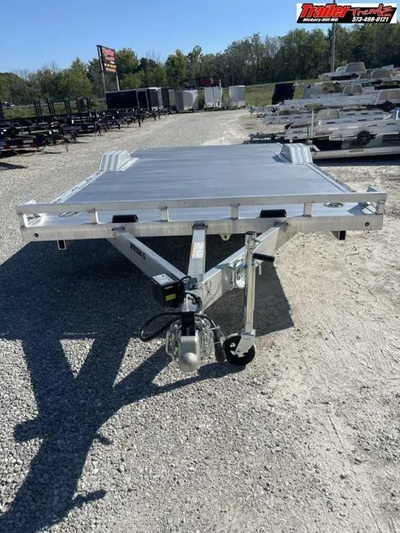 2025 Aluma WB15H-S-RR ALL ALUMINUM Flatbed Trailer