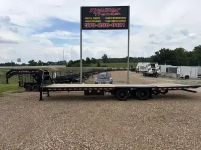 2026 Iron Bull 102X32 LOW PRO GOOSENECK DECKOVER T/A 23,900K GVW
