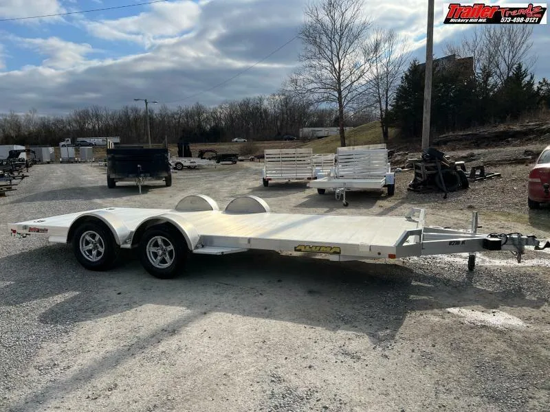 2025 Aluma 8218 7k SPREAD AXLE ALUMINUM Car / Racing Trailer