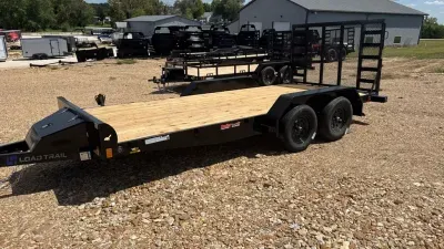 2027 Load Trail 83X16 CH, T/A 7K GVW, 2-3500LB AXLES W/1 BRAKE, 2" ADJ COUPLER, DIAMOND PLATE FENDER
