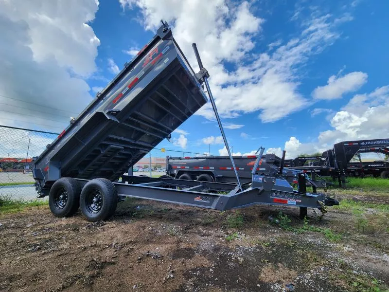 2025 Horizon Trailers LZBP-30"X14' 7K Telescopic Stabilizer Jack Dump Trailer