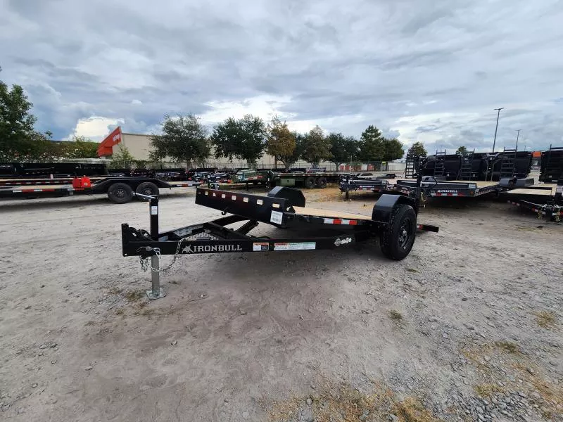 2026 Iron Bull Scissor Tilt Trailer 80"x12' Cylinder