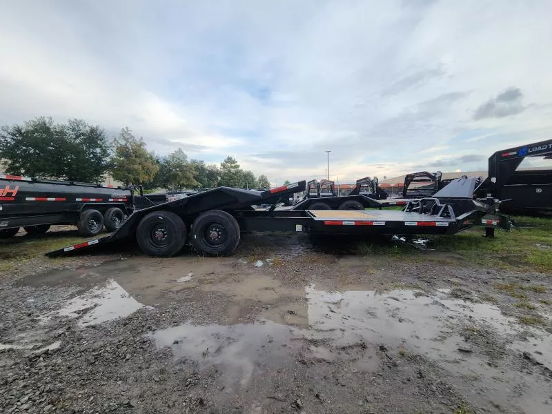 2026 Horizon Trailers HETBP-24' 102" Drive Over Fenders 24' Long With 21k Gvwr 18 Ply Tires10K Tilt Trailer