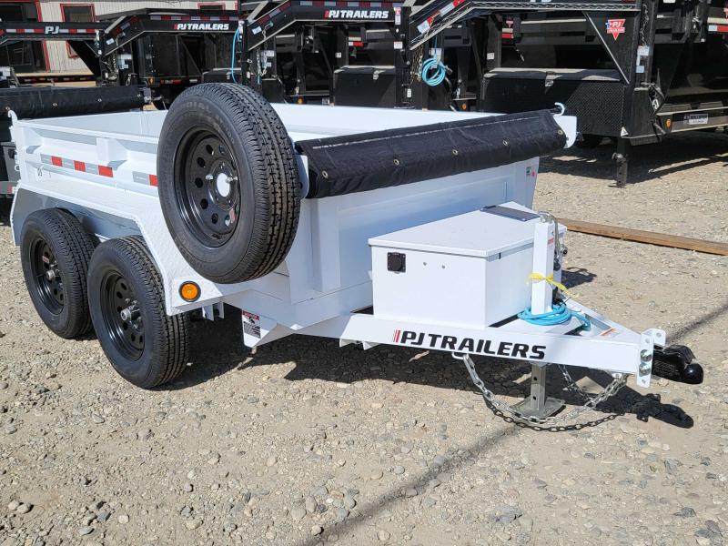2023 PJ Trailers D5102 GRAY V3899 Dump Trailer Trailers In 