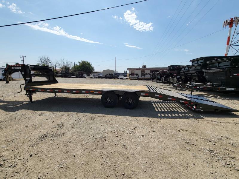 2023 PJ Trailers LS252 25FT SINGLE WHEEL FLATBED V9382 Flatbed Trailer