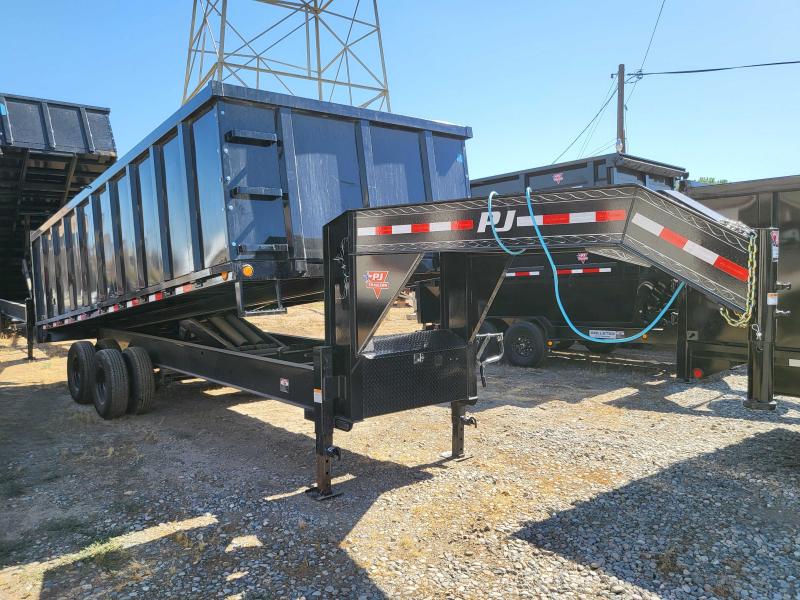 2022 PJ Trailers DM162 GOOSENECK V3513 Dump Trailer Trailers in