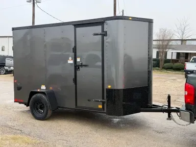 2026 Cargo Craft Elite V-Nose 6' x 12' Single Axle Cargo / Enclosed Trailer (EV-6121)