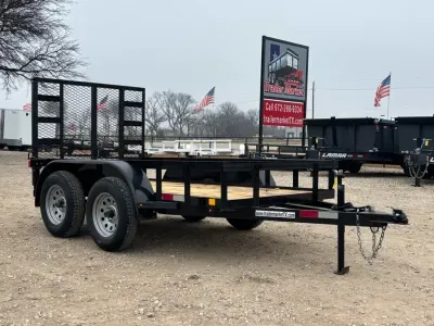 2026 Trailer Market 5'x10' Tandem Axle Utility Trailer w/ Gate 3.5K GVWR (5X10TA)