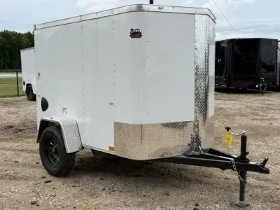 2026 Cargo Craft Elite V-Nose 5' x 8' Single Axle Cargo / Enclosed Trailer (EV-581)