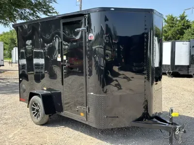 2026 Cargo Craft EV-Elite V-Nose 6' x 12' Single Axle Cargo / Enclosed Trailer Polycor Siding (EV-61