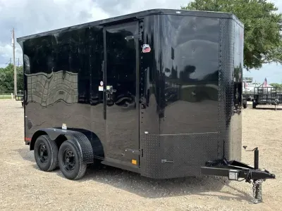 2026 Cargo Craft EV-Elite V-Nose 7' x 14' Tandem Axle Cargo / Enclosed Trailer Polycor Siding (EV