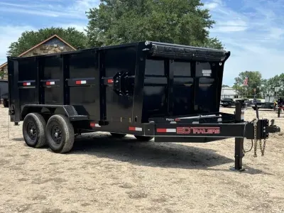 2026 ED Trailers USED 83x14x4 Bumper Pull Dump Trailer