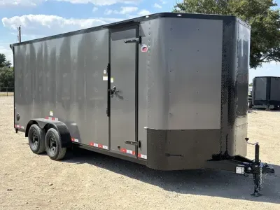 2027 Cargo Craft EV-Elite V-Nose 7' x 20' Tandem Axle Cargo / Enclosed Trailer Polycor Siding (EV-72